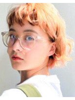 アルノー 博多口店(Arno)&nbsp;【Arno】切りっぱなしボブパーマ/オレンジカラー