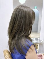 ティエラ 原宿 表参道(Tierra)&nbsp;【Tierra美侑】ブリーチ無しイルミナカラーオリーブグレージュ