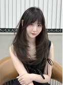 20代30代お洒落♪レイヤーカット韓国へアーグレージュカラー
