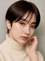 アルメリア 池袋(Arumeria)&nbsp;大人かっこいいショートカットスタイルシースルーバング20代30代