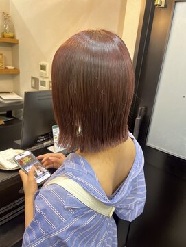 オーセンヘア(AUTHEN.HAIR) ブリーチ無し◎ 暖色カラー