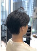 【men's】毛流れセンターパート