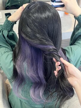 ラビス(Lovis) ミディアム/暗めカラー/デザインカラー/フェイスフレーミング