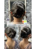 ＃ヘアセット＃結婚式＃ヘアメイク＃二次会＃ライブ＃推し活