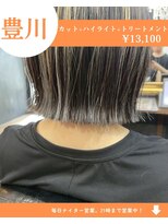 ネリネ(Nerine)&nbsp;【人気No3】カット+ハイライト+艶カラー+ケアトリートメント