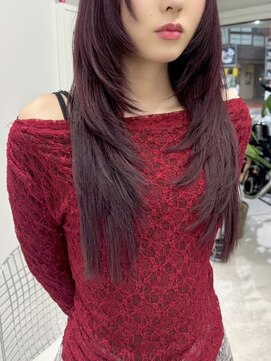 シック(CHIC) レイヤーカット/レイヤー/パープルカラー/ブリーチ/盛岡