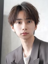 ゼロ 渋谷(XeRo)&nbsp;メンズ韓国センターパート【ナチュラル緩めスパイラルパーマ】