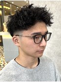 men's/MEN'S/メンズカット/メンズパーマ/郡山スパイキーショート