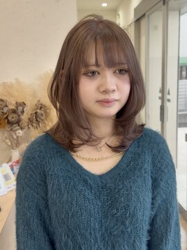 リアン(LIAN) ハイライトカラーミルクティーベージュケアブリーチダブルカラー