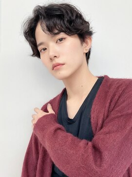 アース 市ヶ谷店(HAIR&MAKE EARTH) 冬モテ◎20代30代◎波巻きパーマ×センターパート韓国風