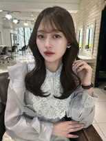 フォルテ 表参道店(FORTE)&nbsp;チョコブラウン/レイヤーカット/くびれ巻き/韓国ヘア/表参道