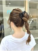 ポニーテールアレンジ【向】【now as.明石】