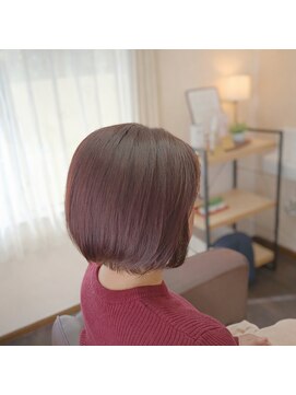 ミオス(mios) ボブ＋明るい白髪染め