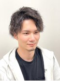 ツイストスパイラルパーマツーブロックアップバング20代30代