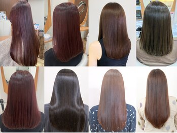 hibi hair&treatment 【６月上旬OPEN（予定）】の写真/【話題のトリートメント☆】REPTORやUPTOGLOSS、DeepLayerなど高級薬剤を厳選！大人女性の髪質改善で艶髪◎