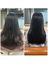 スープル オザキヤマ(SOUPLE.ozakiyama) 【髪質改善x縮毛矯正】SILKストレート