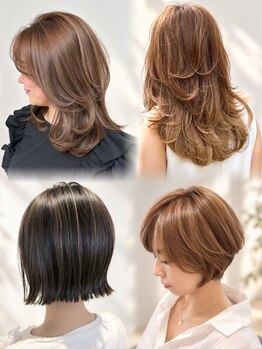 ユウヘアー 石川橋店(U Hair)の写真/【白髪ぼかし】ダメージレスに動きのあるデザインに♪気になる白髪悩みにも◎