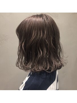 アンド バイ ヘアサロン(AND by hair salon) ラベンダーグレージュカラー