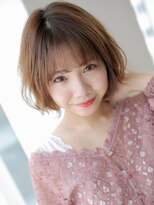 アグ ヘアー カノン 塚本店(Agu hair kanon) 薄めバングが可愛いふわ軽ショート