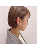 ゲーム 原宿店(GAME)&nbsp;ベージュカラー×ミニボブ