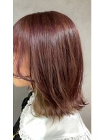 ヘアサロンM 新宿&nbsp;ピンクアッシュグレージュ