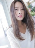 ホワイトアッシュナチュラルロングストレート