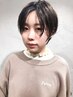 カット+全体カラー+スタンダードトリートメント￥15400