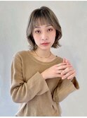 ワンレンボブ/くびれボブ/韓国風ボブ