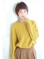 オーロ 緑地公園店(ORO)&nbsp;イメチェンローライトフォギーベージュ小顔ワンサイドショート