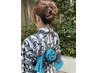 浴衣着付+ヘアセット¥9900