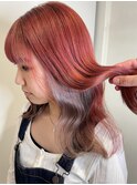 チェリーブラウンイメチェンホワイトラベンダーグレージュカラー