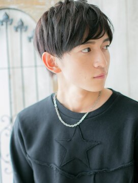 グルーミングサロン バーバー キャッスル 北浦和西口(Grooming salon Barber Castle) 斜めバングで目力UP!ダークアッシュなスマートマッシュS北浦和