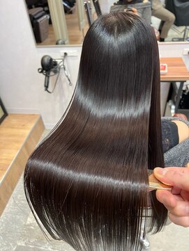 アディクト 東陽町西口(addict) 圧倒的ツヤ髪になれる髪質改善＿ベージュ＿ロング［東陽町］