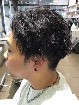 ジュイール 武蔵村山店(jouir) ツイストスパイラルパーマ×刈り上げマッシュ