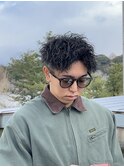 ツイストパーマショート