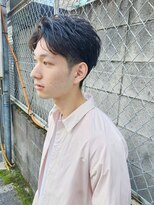 スーハ 恵比寿(SUUHA)&nbsp;上げ流し毛流れパーマスタイル/大人メンズヘア/マッシュパーマ