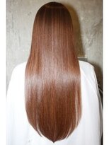 アース 上本町店(HAIR&MAKE EARTH)&nbsp;縮毛矯正ロング♪コスメストレート髪質改善ココアベージュ