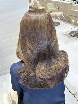 ミズチャーム(Ms.CHARM) 韓国ウェーブ/ブラウンベージュ