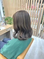 ピーディーヴィセオ 新さっぽろ店(PD VISEO) グレージュ×ハイライト