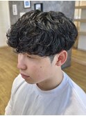 ツイストスパイラルパーマ/マッシュ/メンズカット/バーバー