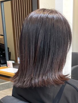 アトリエコア(Atelier Coa) ダブルカラーミルクティーベージュカラーブルーブラックブリーチ