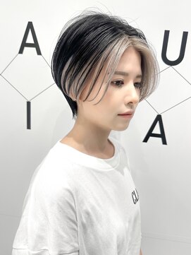 ハルキミナト ジャパン ヨコハマ(HARUKI MINATO japan YOKOHAMA) ハンサムショート/インナーカラー/20代30代40代50代