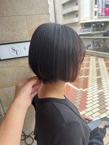 ステラバイケンジ(STELLA by KENJE)&nbsp;大人綺麗ボブ/藤沢/髪質改善縮毛矯正/ショート/脱白髪染め透明感