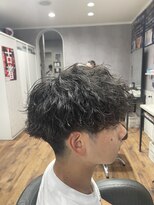 ミオ(Mio)&nbsp;滋賀/南草津/メンズ美容室/波巻きツイストスパイラルパーマ
