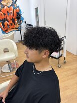 ビカム 名駅(become)&nbsp;波巻きスパイラルパーマ×大人の刈り上げメンズマッシュ