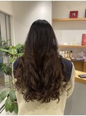 コテ巻きパーマ