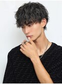 ツイスパマッシュ(黒髪マッシュヘア)