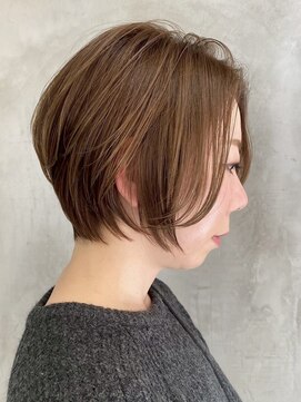 エリマ 横浜西口(elima) 横浜西口大人ミディアムボブミディアムパーマ丸みレイヤーくびれ