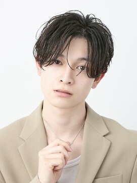 オーシャントーキョー 渋谷(OCEAN TOKYO) ニュアンス無造作センターパートコンマバング