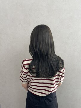 クム 横浜(qumu) 【qumu】ケアカラー×オリーブ